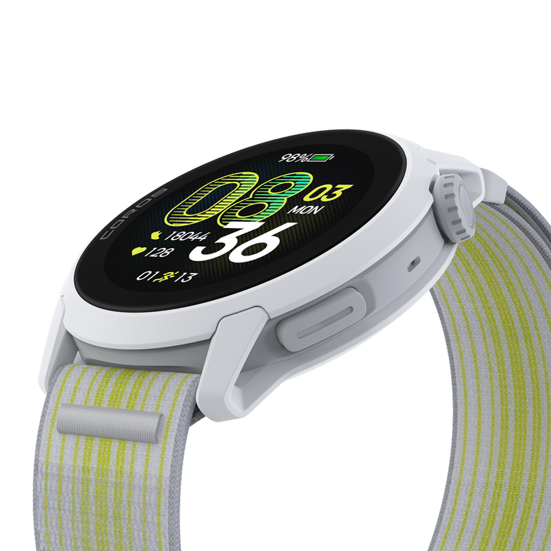 Coros Pace 4 Watch with Nylon Band in White-3